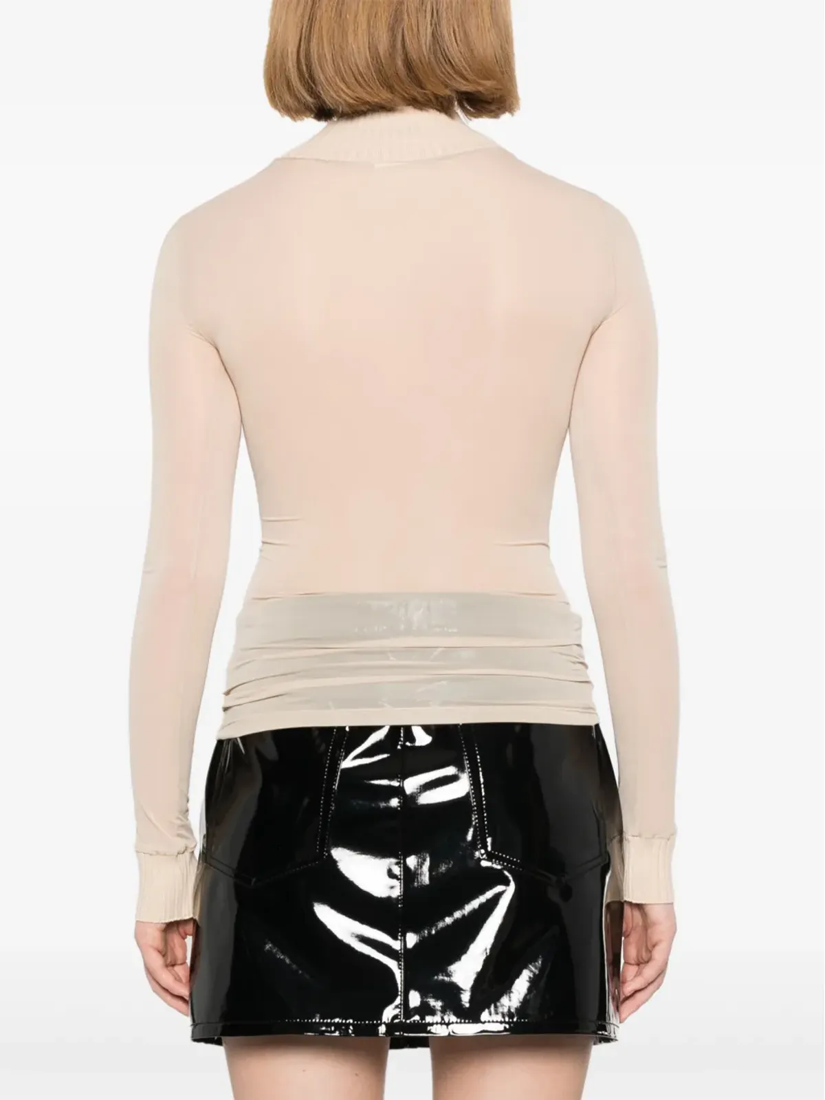 Courrèges Reedition メッシュトップ - ニュートラルカラー - 画像4