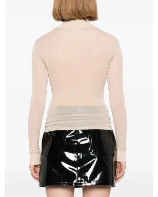Courrèges Reedition メッシュトップ - ニュートラルカラー - サムネイル4