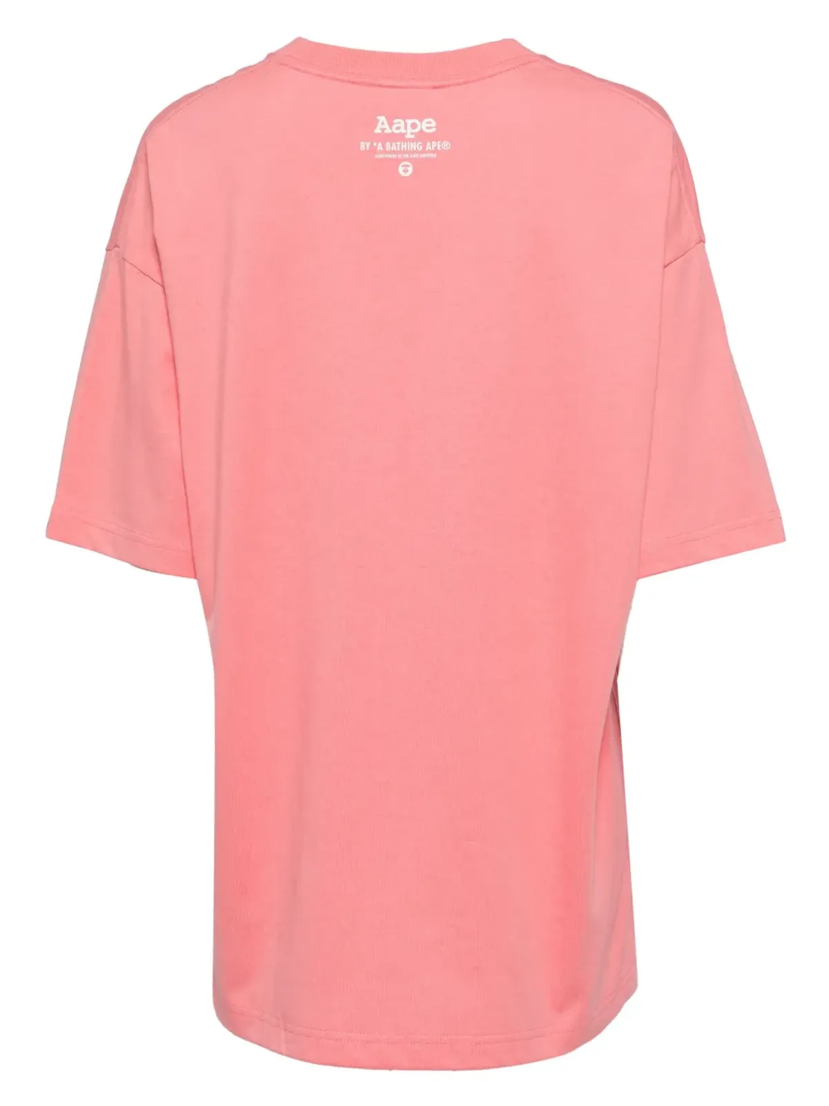 A BATHING APE® グラフィックプリント コットンTシャツ ピンク - 画像2