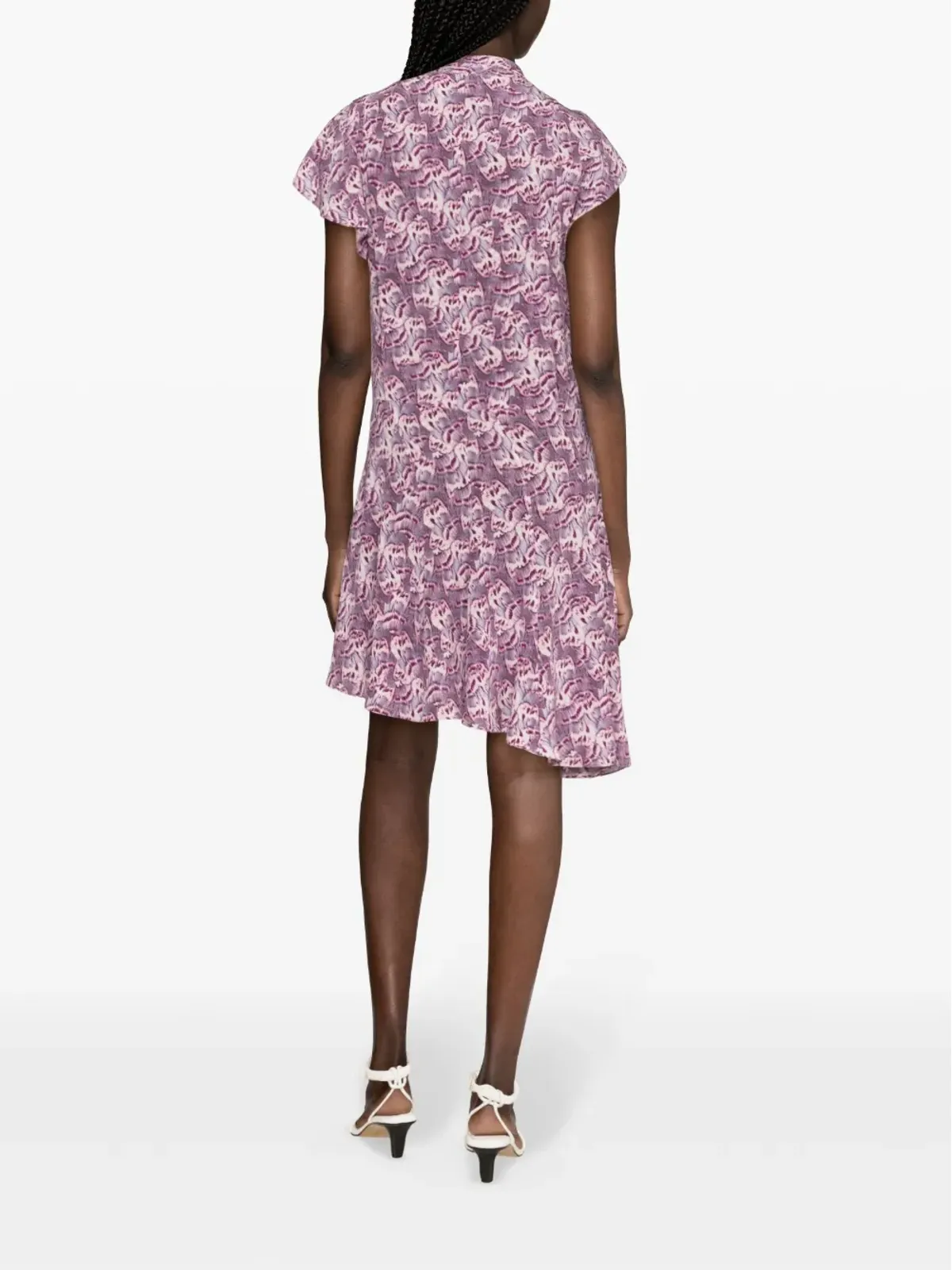 ISABEL MARANT Viona フローラルプリント ミディドレス - パープル - 画像4