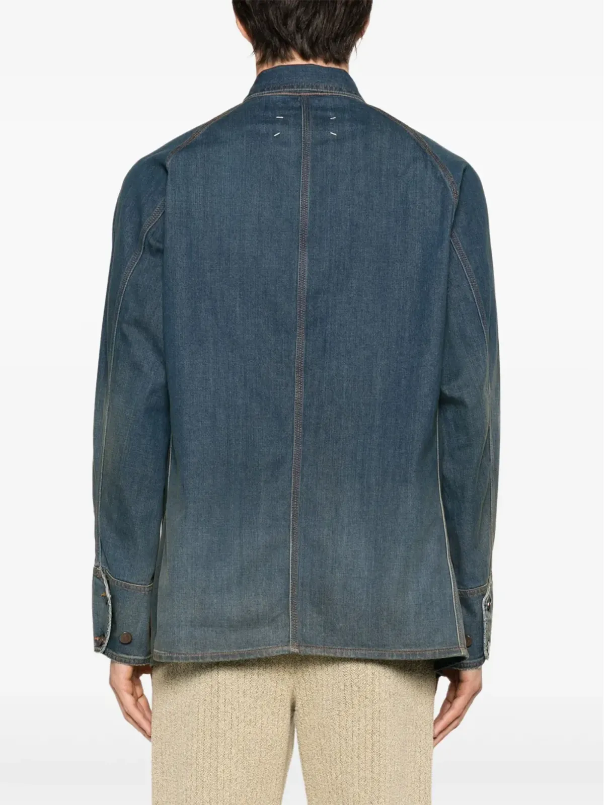 Maison Margiela デニムジャケット（クラシックカラー）ブルー - 画像5