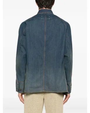 Maison Margiela デニムジャケット（クラシックカラー）ブルー - サムネイル5