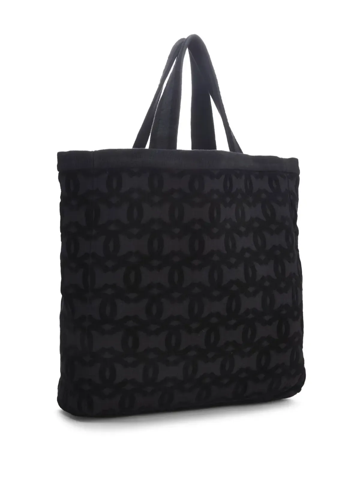 CHANEL ビンテージ 2005 XL Cruise Resort トートバッグ - ブラック - 画像2