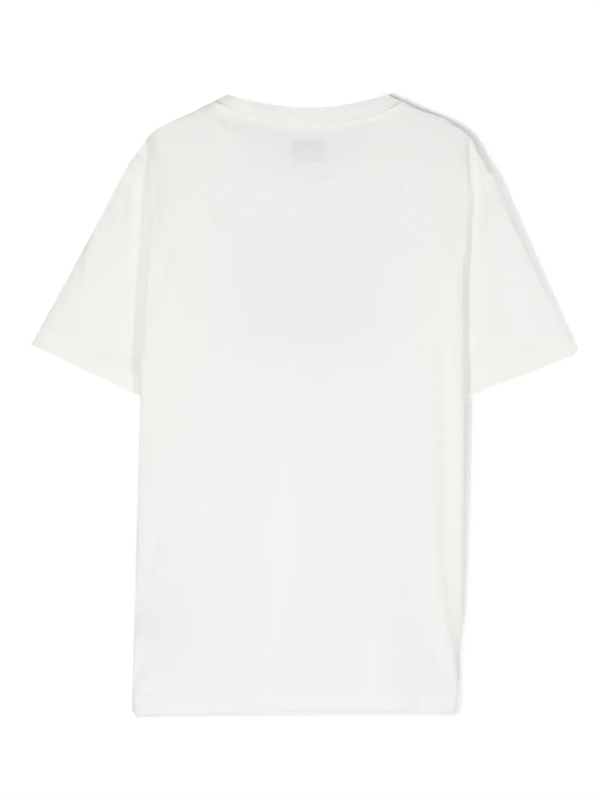 C.P. Company Kids ロゴプリント コットンTシャツ - 画像2