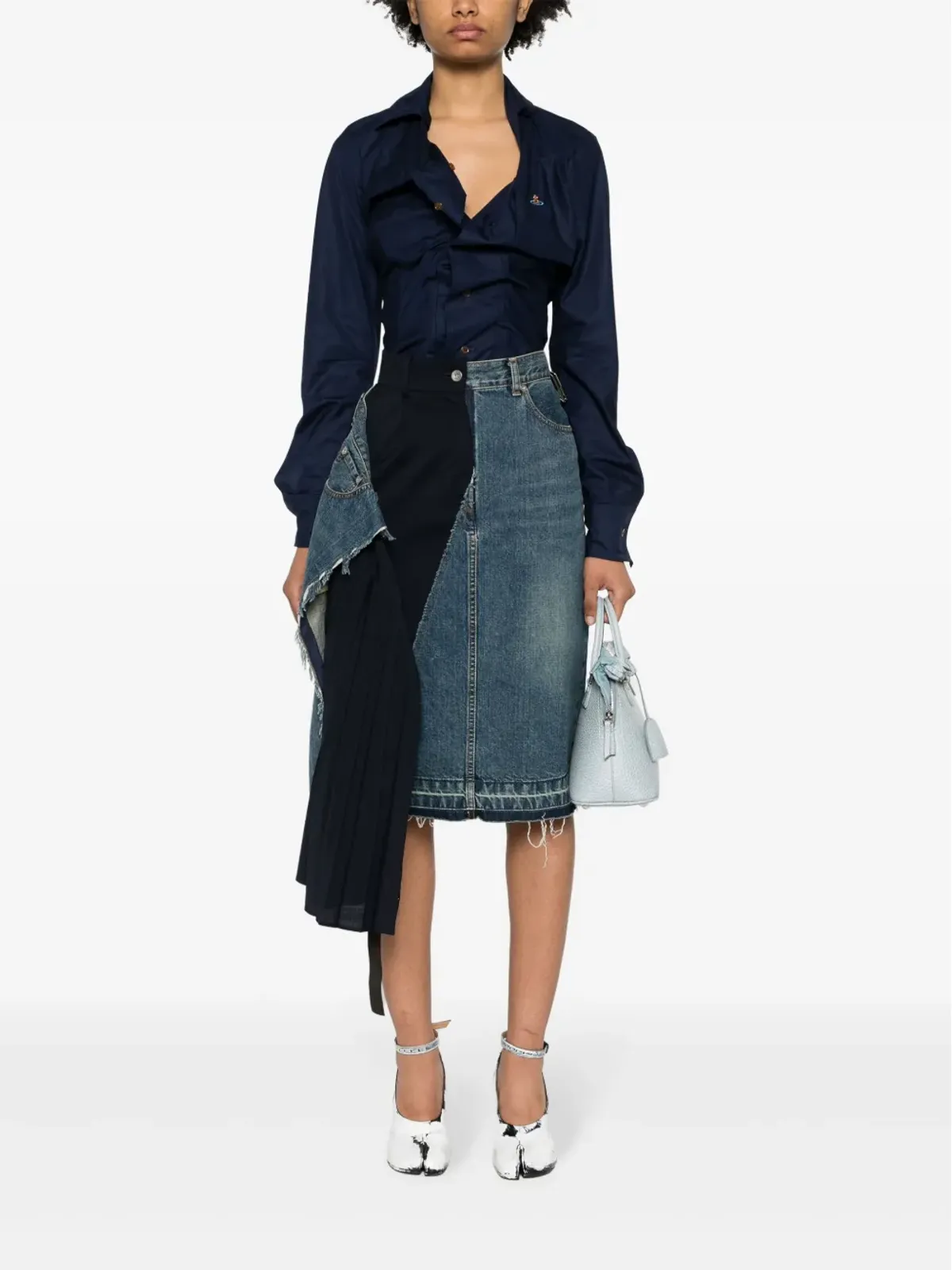 Vivienne Westwood ドランケンデニムシャツ - ブルー - 画像2