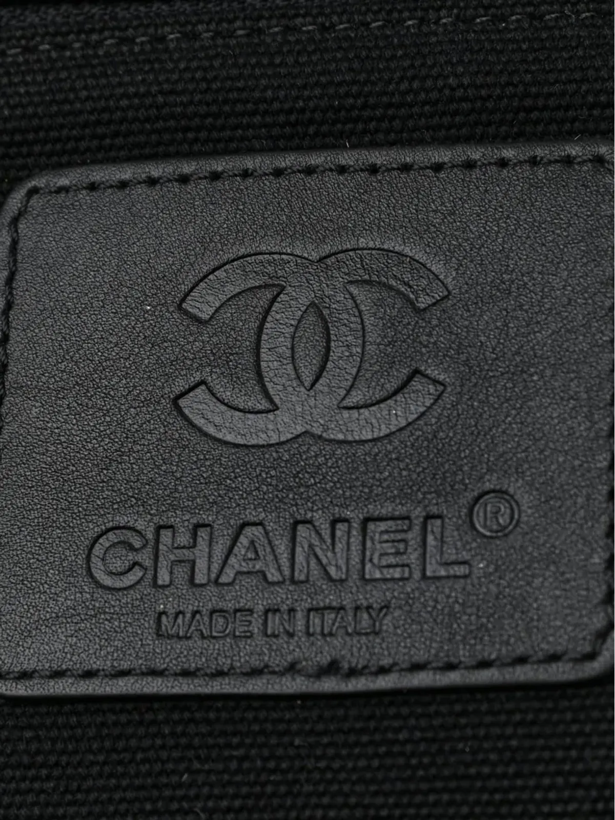 CHANEL ビンテージ 2015 ダイヤモンドキルト ダッフルバッグ - ブラック - 画像5