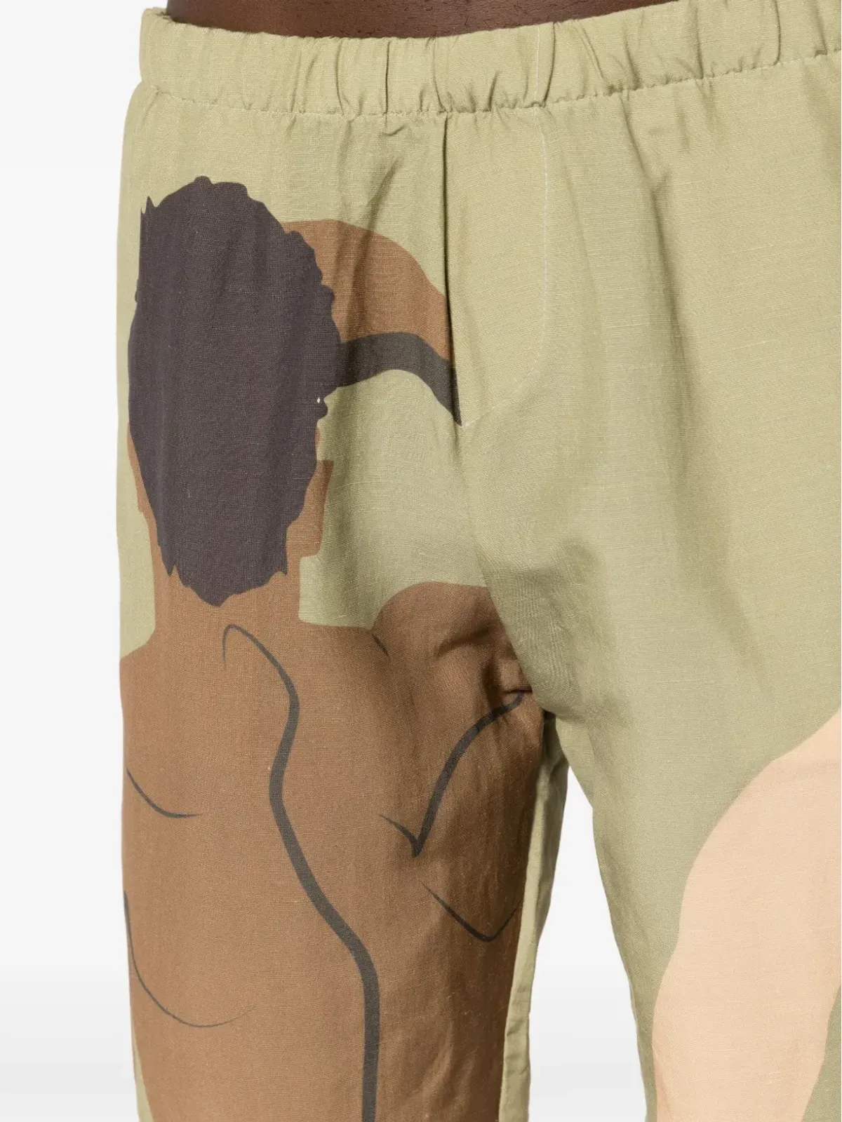 Amir Slama グラフィックプリント デッキショーツ - グリーン - 画像5