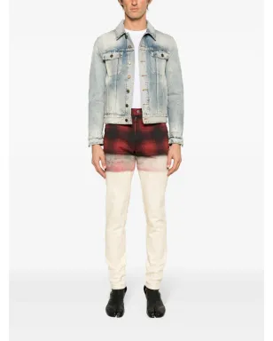 Maison Margiela x Pendleton チェック柄スキニージーンズ - ニュートラルカラー - サムネイル2
