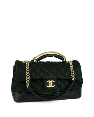 CHANEL ビンテージ 2013 クラシックフラップ ツーウェイバッグ - ブラック - サムネイル3