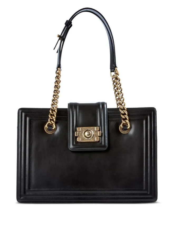 CHANEL Pre-Owned CHANEL ビンテージ 2011年 ミディアム ボーイ ショルダーバッグ - ブラックの商品画像