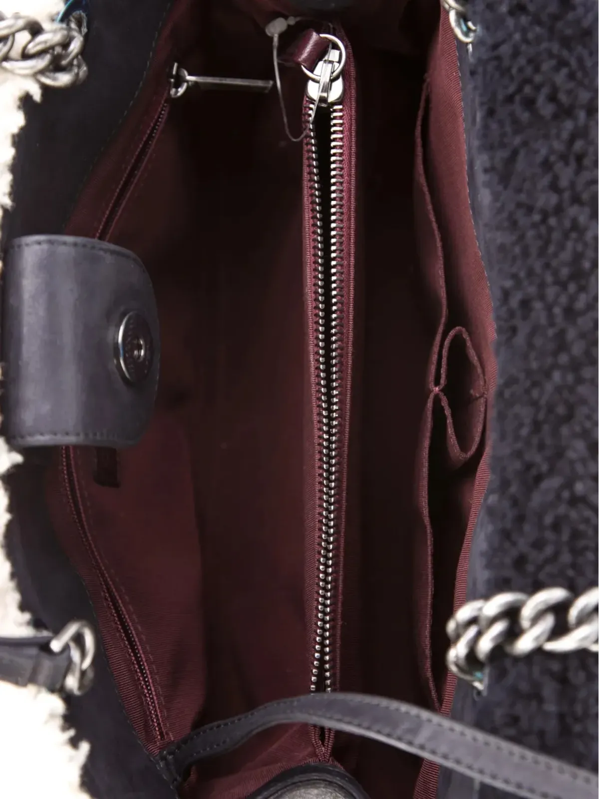 CHANEL ビンテージ 2015年大型 ボーイ ショルダーバッグ - ブラック - 画像5