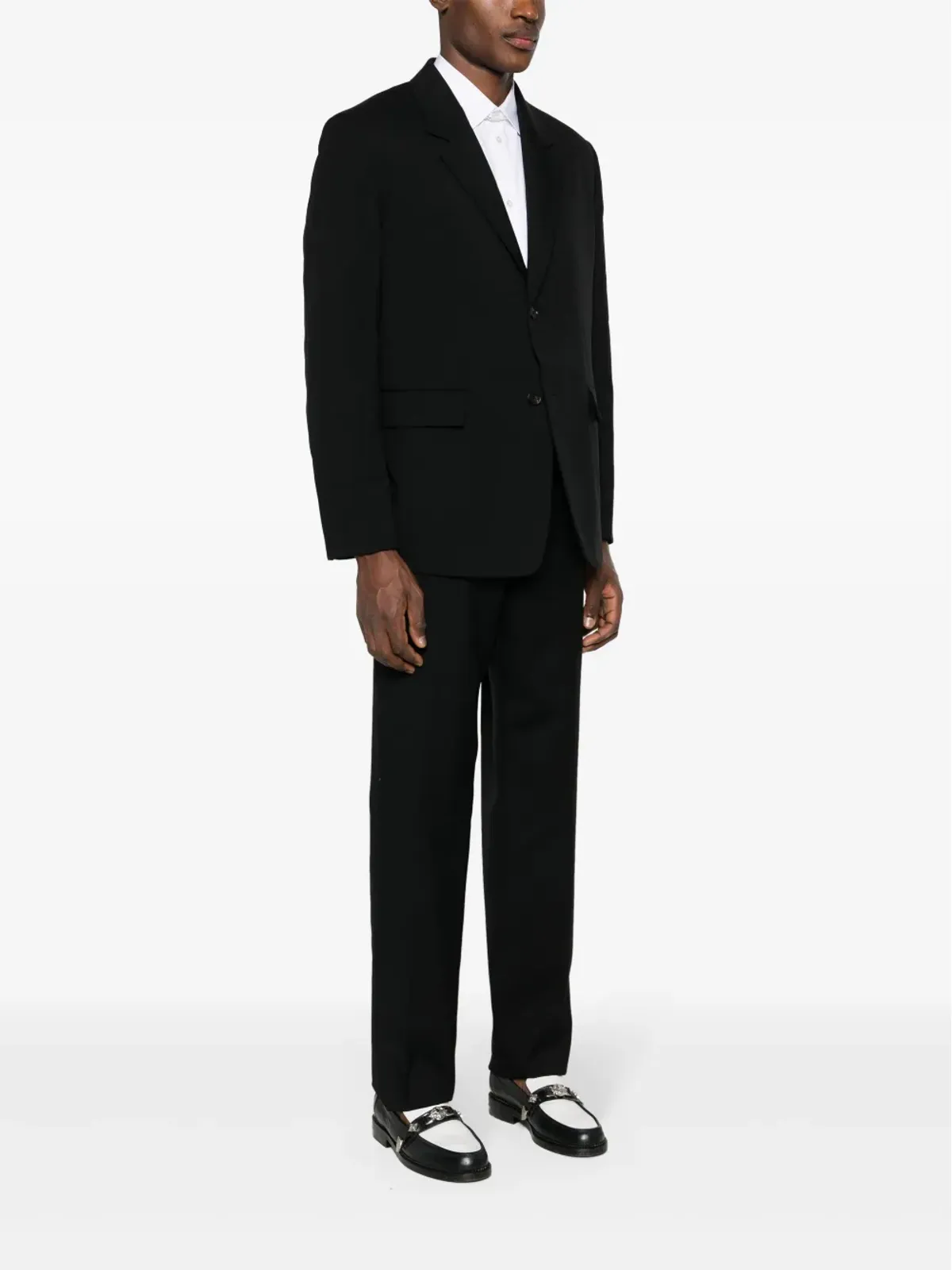 Jil Sander シングルブレスト ウールスーツ - ブラック - 画像3