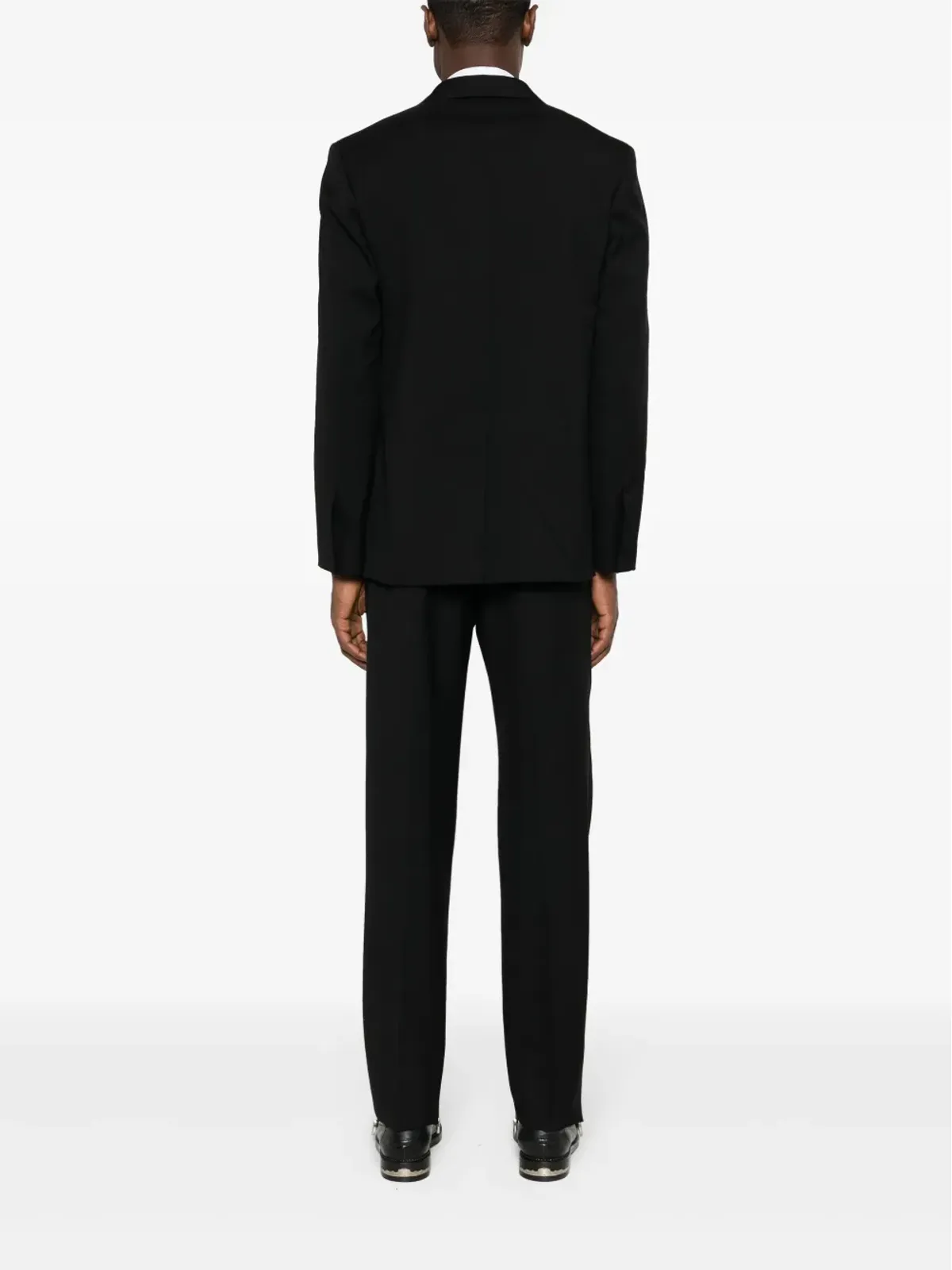 Jil Sander シングルブレスト ウールスーツ - ブラック - 画像4