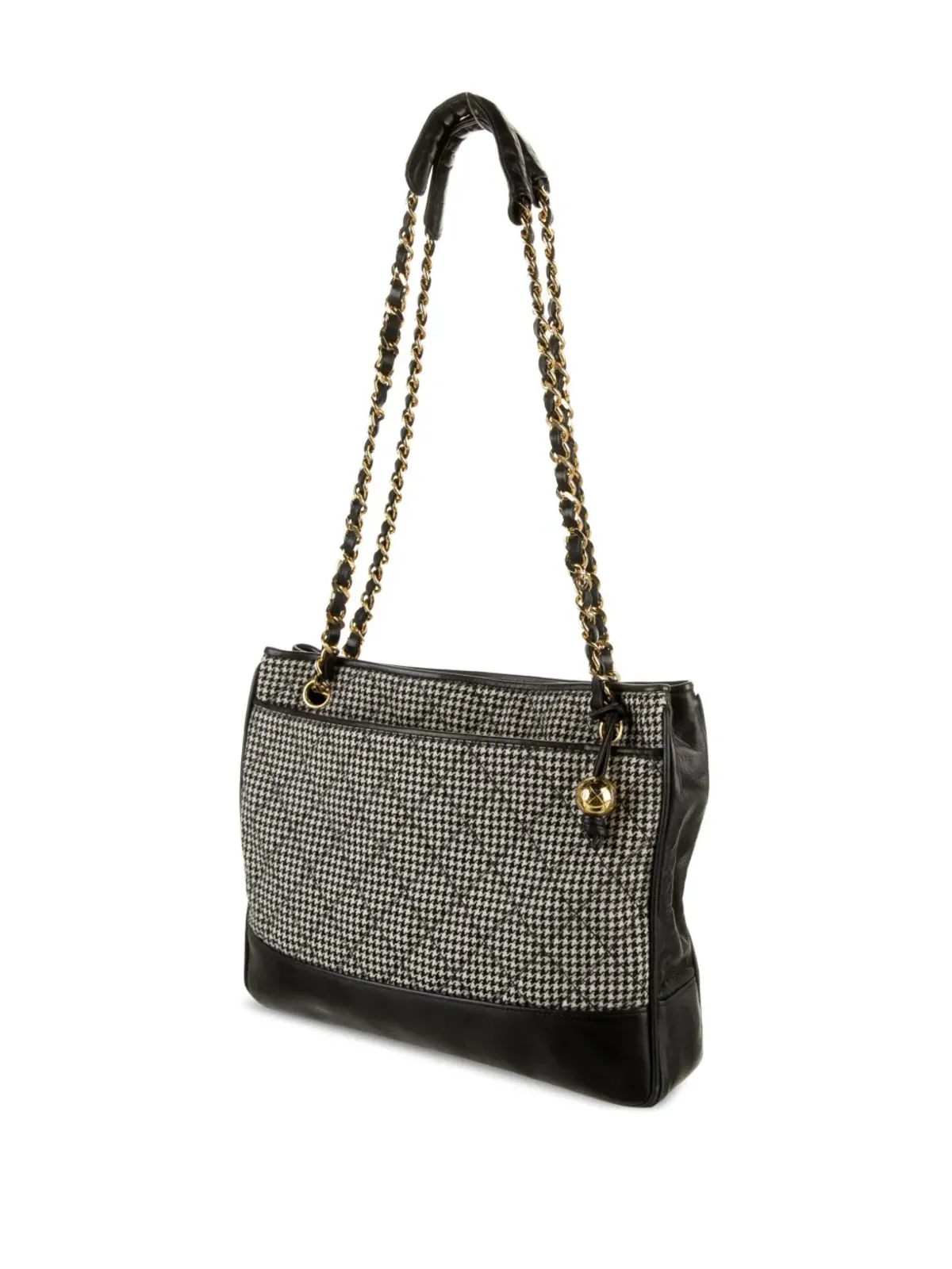 CHANEL ビンテージ 1992年のタイムレス ダイヤモンドキルト トートバッグ - ホワイト - 画像3
