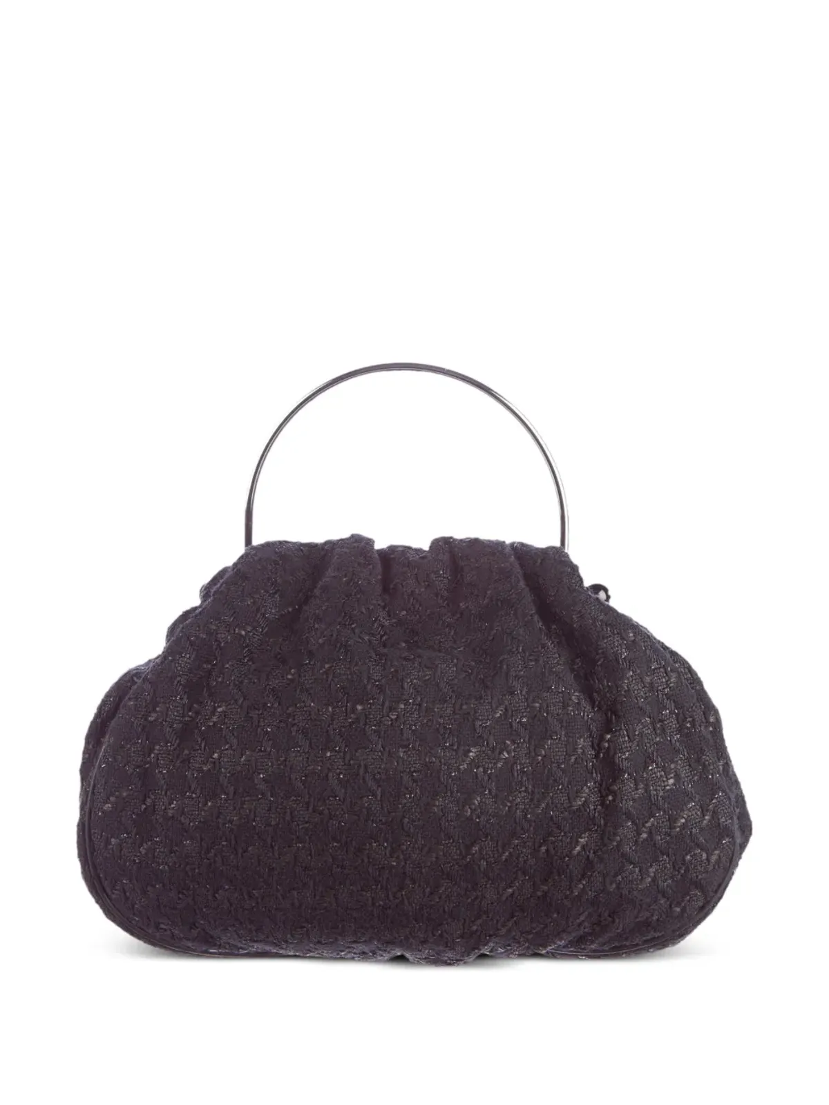 CHANEL ビンテージ 2005年製 CCツイード トートバッグ - ブラック - 画像2