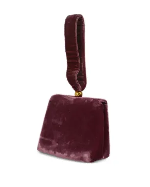 CHANEL ビンテージ 1990-2000年代 CCターンロック ベルベット クラッチバッグ ピンク - サムネイル2