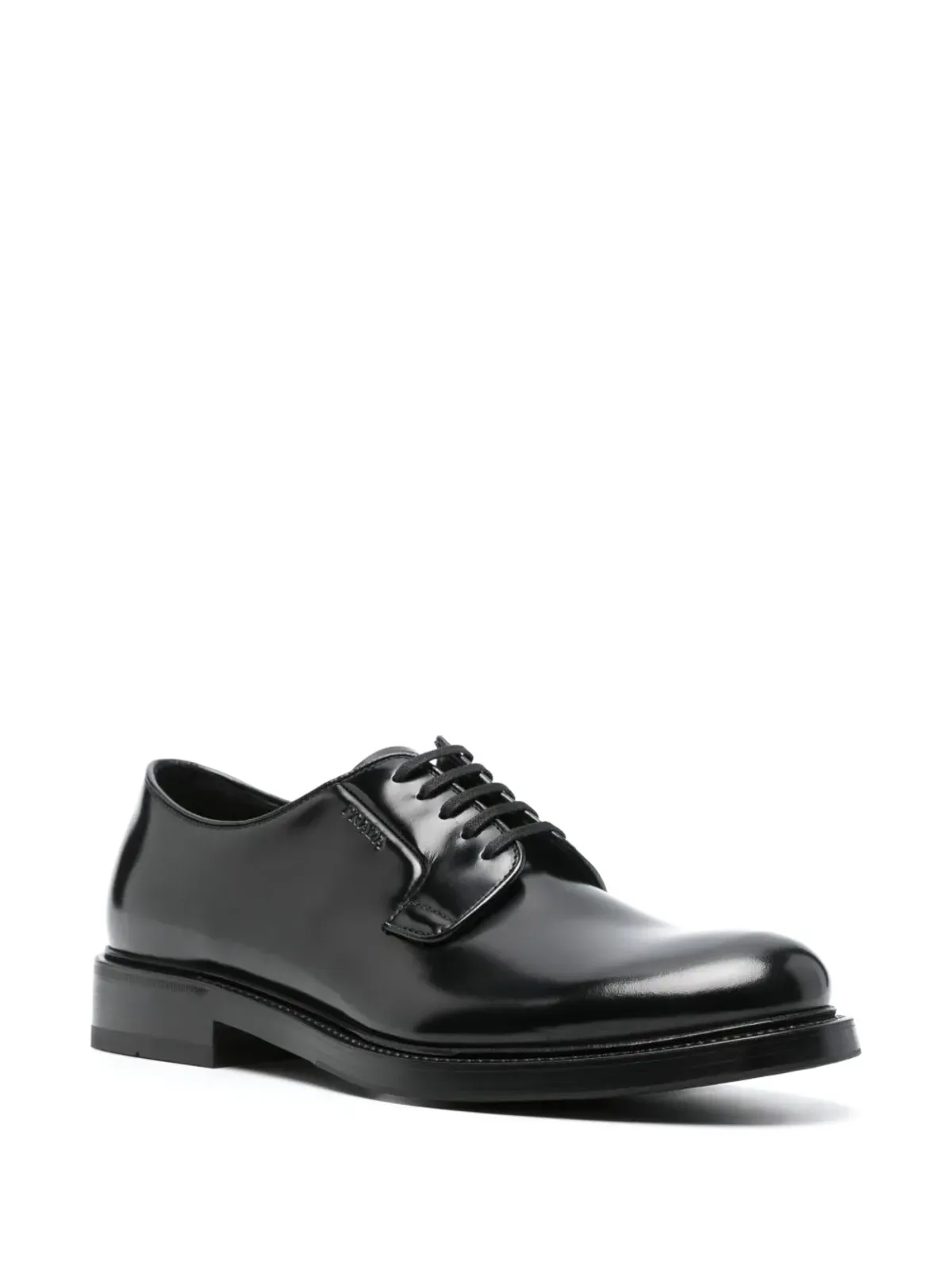 Prada ロゴデボスドレザー オックスフォードシューズ - 画像2