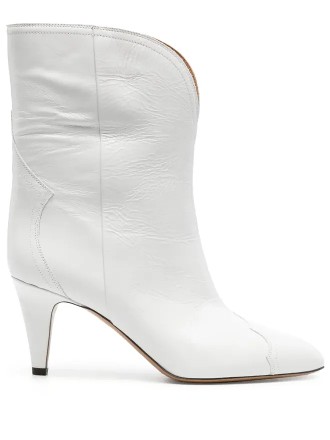 Isabel Marant ISABEL MARANT Dytho 30mm レザーブーツ - ホワイトの商品画像