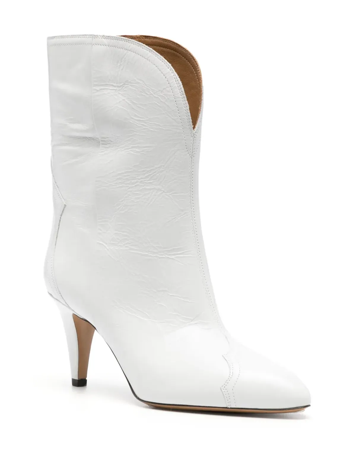 ISABEL MARANT Dytho 30mm レザーブーツ - ホワイト - 画像2