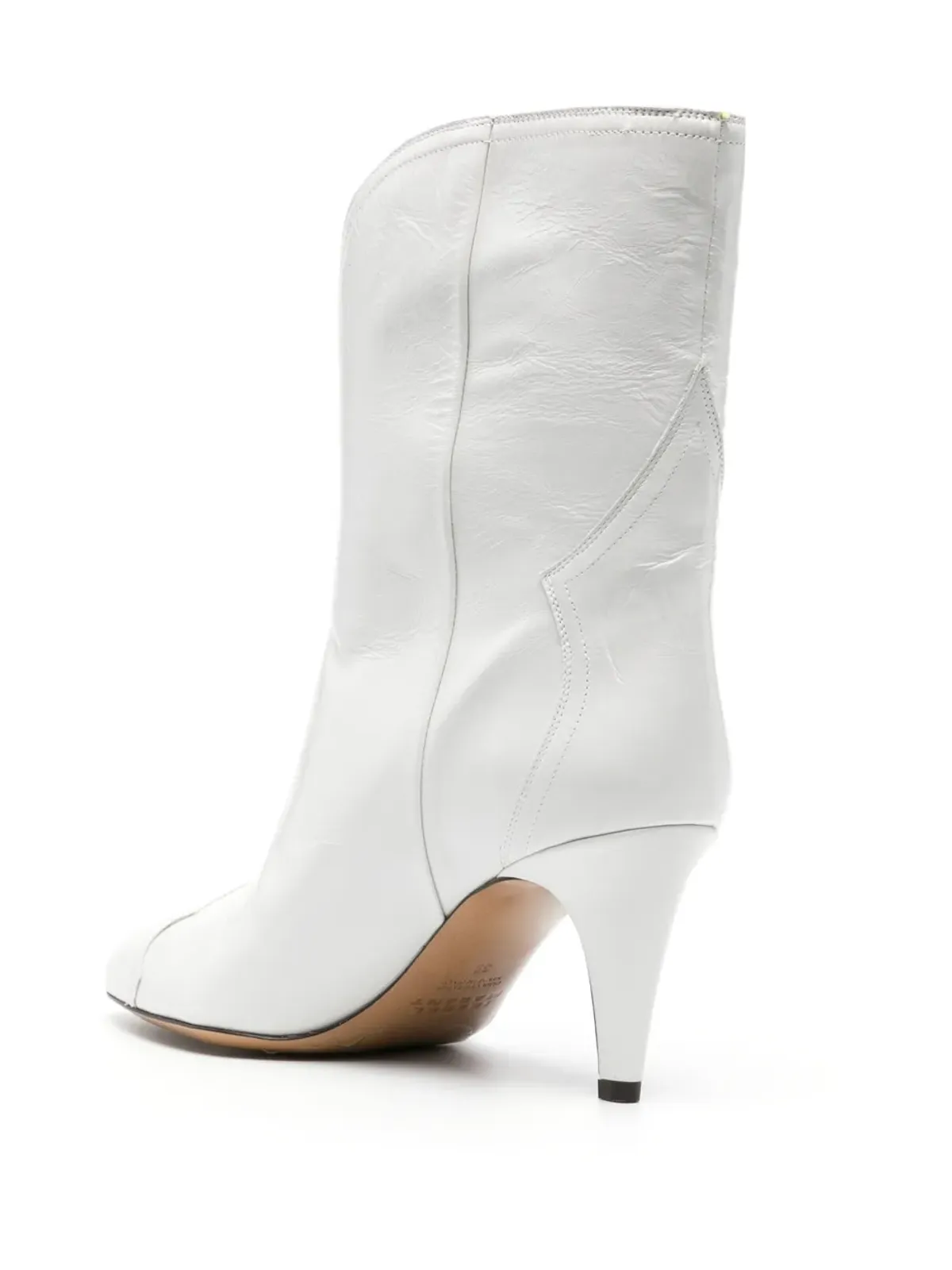 ISABEL MARANT Dytho 30mm レザーブーツ - ホワイト - 画像3