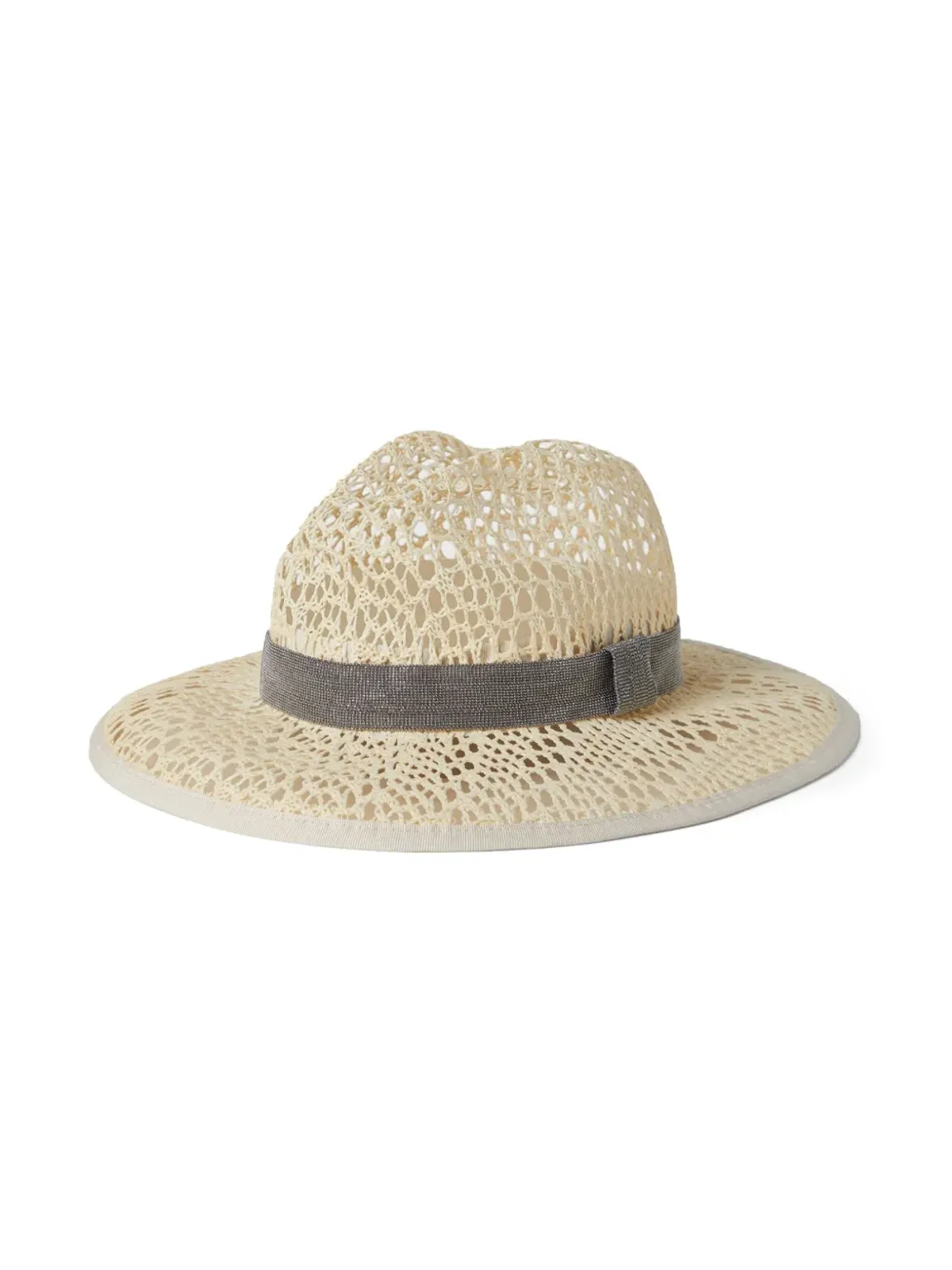 Brunello Cucinelli モニリ付きフェドラハット - 画像2