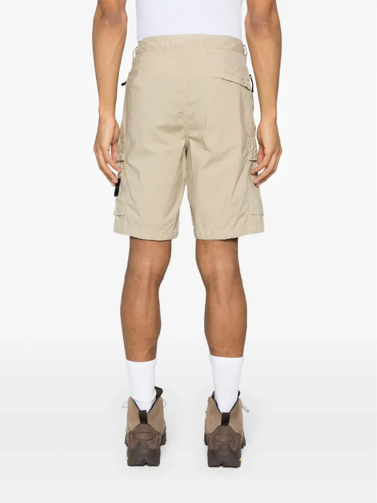Stone Island コンパスバッジカーゴショーツ - 画像4