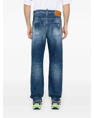 DSQUARED2 デニム ストレートジーンズ 642 ダメージ加工 - サムネイル4
