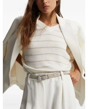 Brunello Cucinelli モニリ チェーンディテール ベルト - サムネイル4