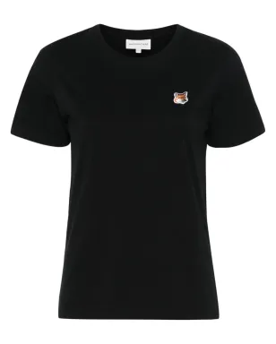 Maison Kitsuné Fox-appliqué Tシャツ - ブラック - サムネイル1
