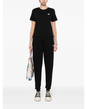Maison Kitsuné Fox-appliqué Tシャツ - ブラック - サムネイル2