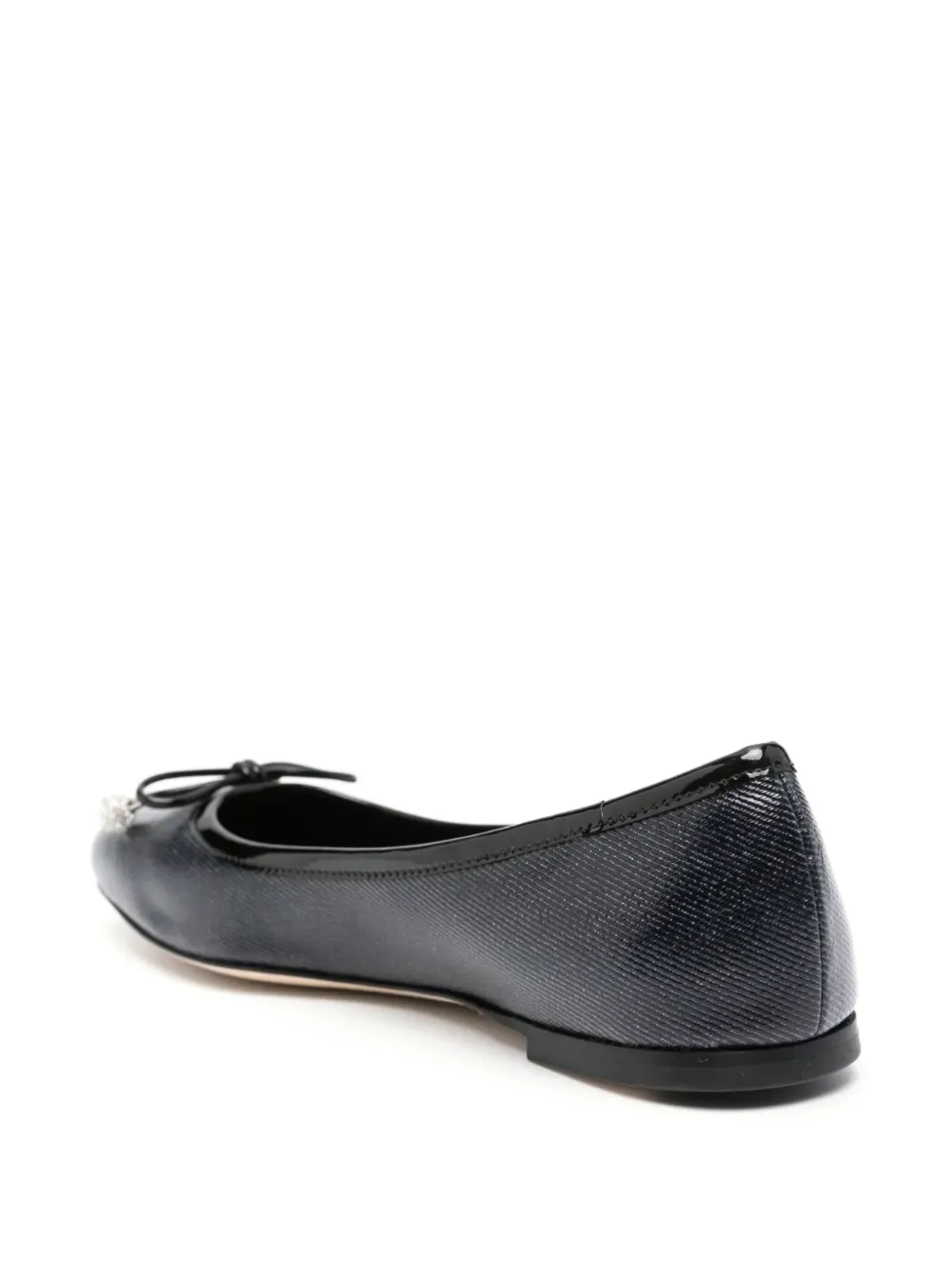 Jimmy Choo エルム フラット バレリーナ シューズ - ブルー - 画像3