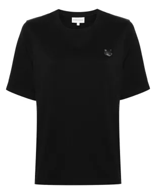 Maison Kitsuné Bold Fox コットンTシャツ - ブラック - サムネイル1