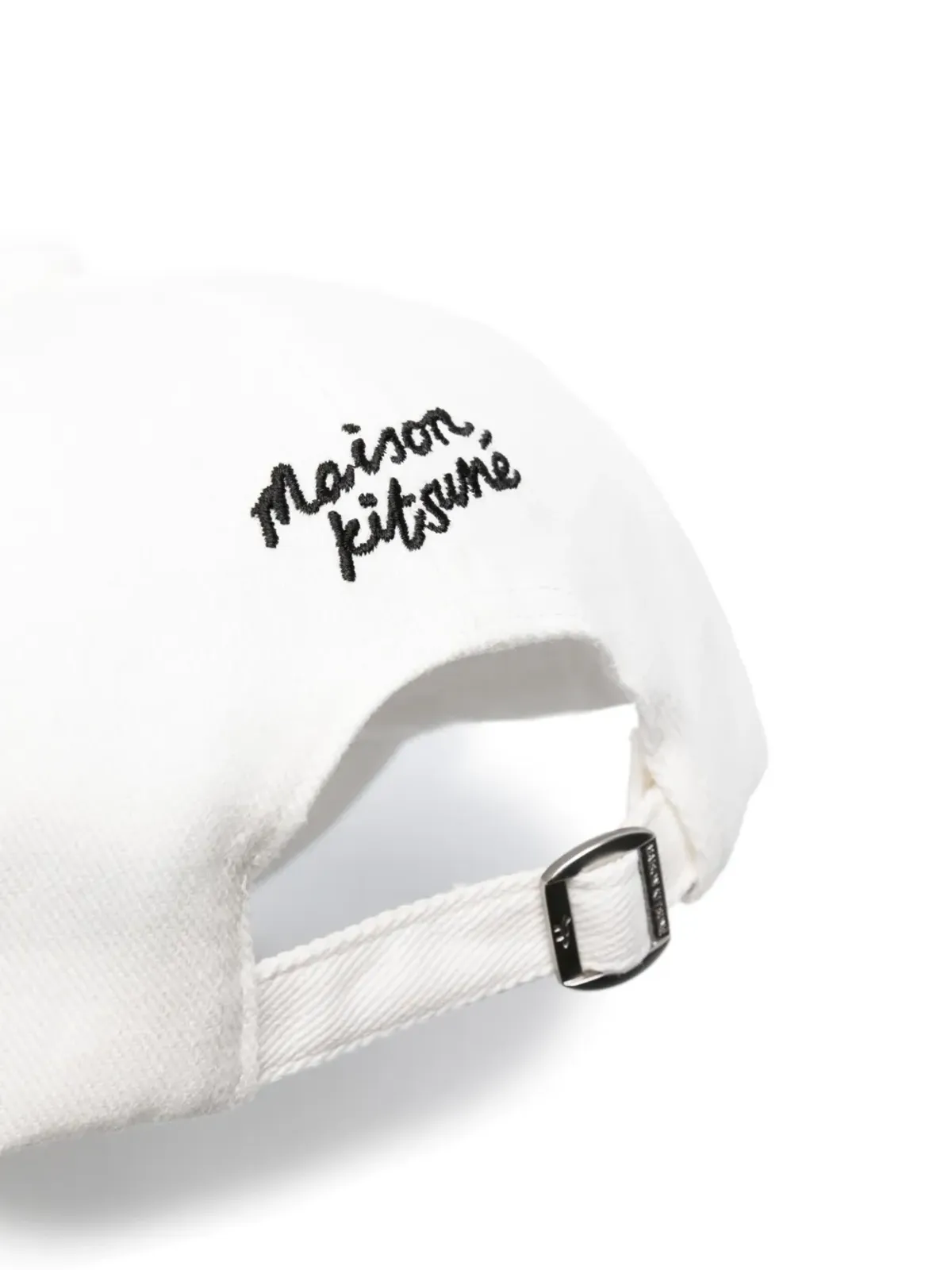 Maison Kitsuné キツネモチーフ コットンハット - ホワイト - 画像2