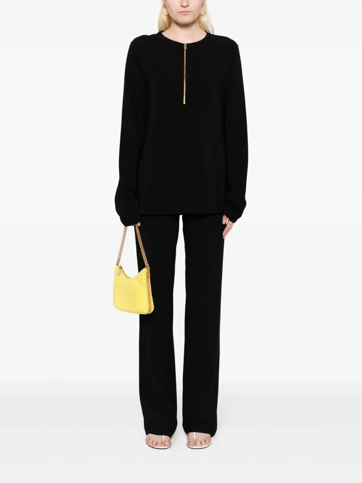 Stella McCartney アイコニック ハーフジップ ニット - 画像2