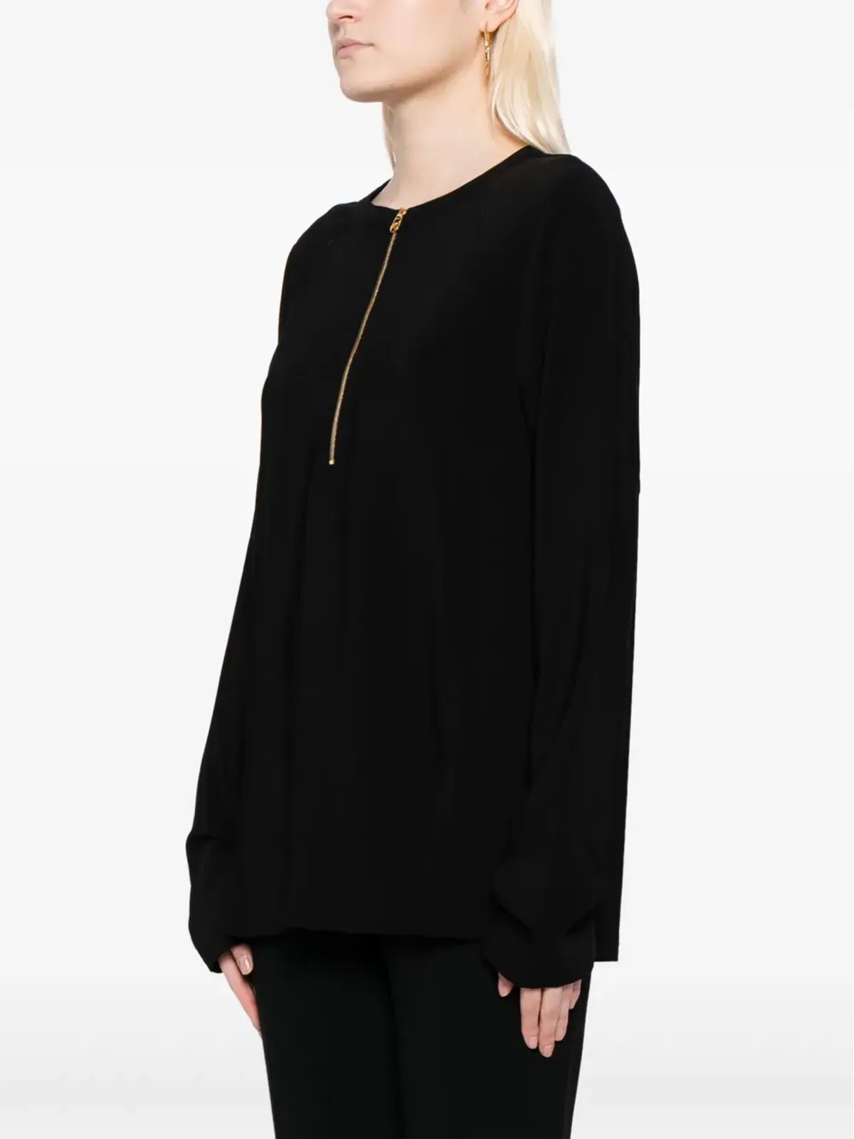 Stella McCartney アイコニック ハーフジップ ニット - 画像3