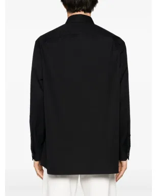 Valentino Garavani Vロゴ キャンバス シャツ ブルー - サムネイル4