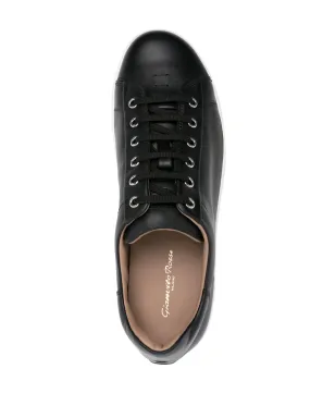 Gianvito Rossi レザー トーン スニーカー - ブラック - サムネイル4