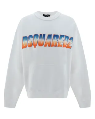 DSQUARED2 ロゴプリント スウェットシャツ - White - サムネイル1