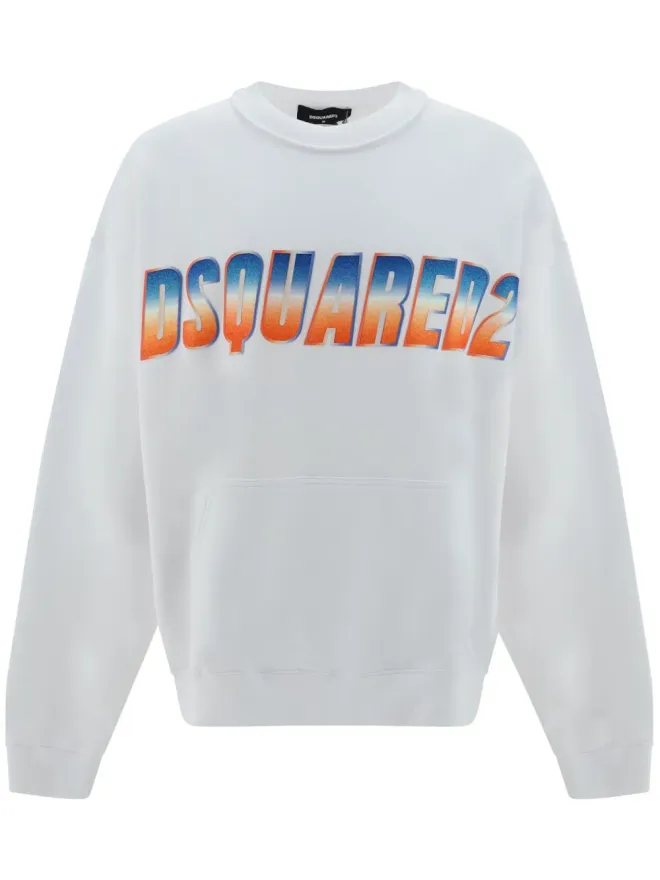 Dsquared2 DSQUARED2 ロゴプリント スウェットシャツ - Whiteの商品画像