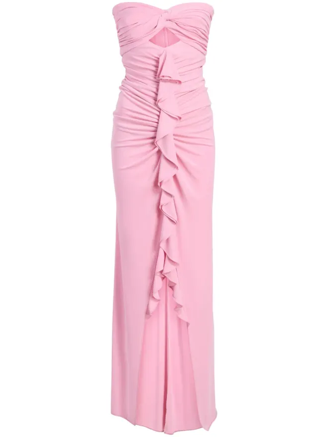 Cinq a Sept Cinq A Sept Jenna ruffled gown - Pinkの商品画像