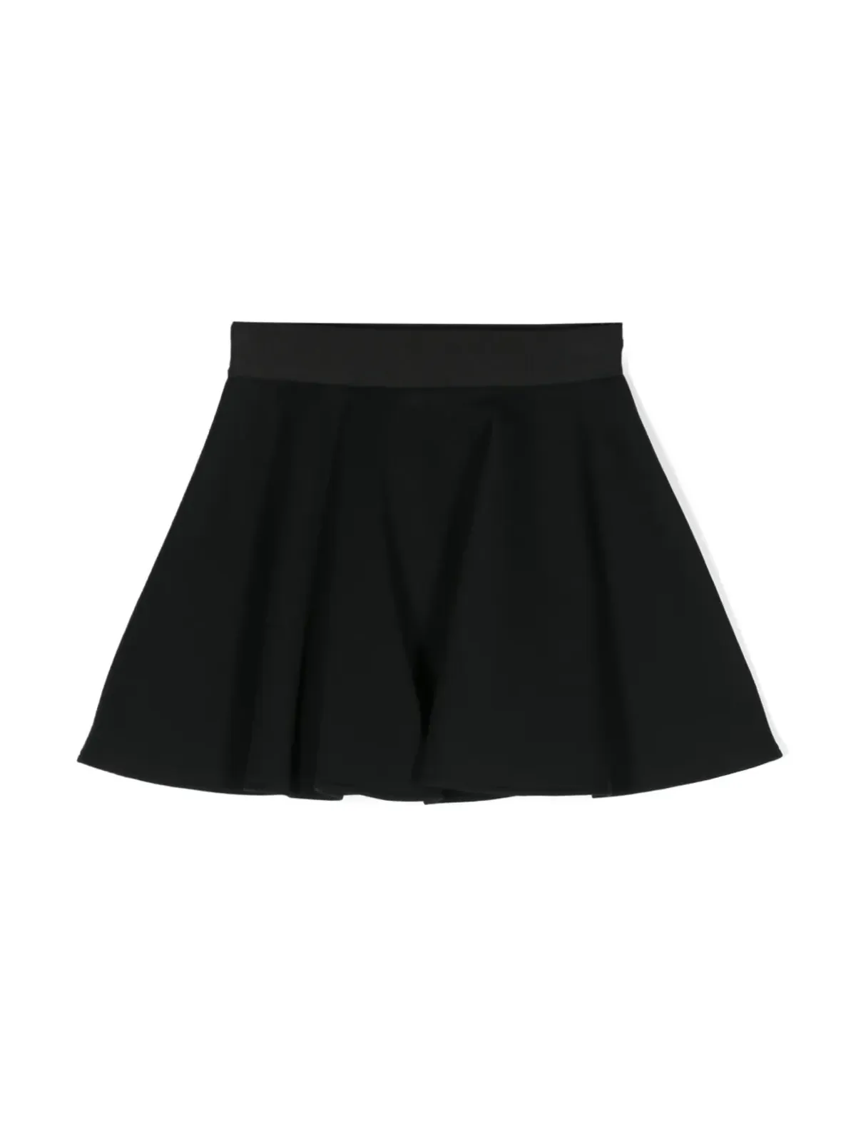Dolce & Gabbana Kids ロゴアップリケ入りフレアミニスカート - 画像2