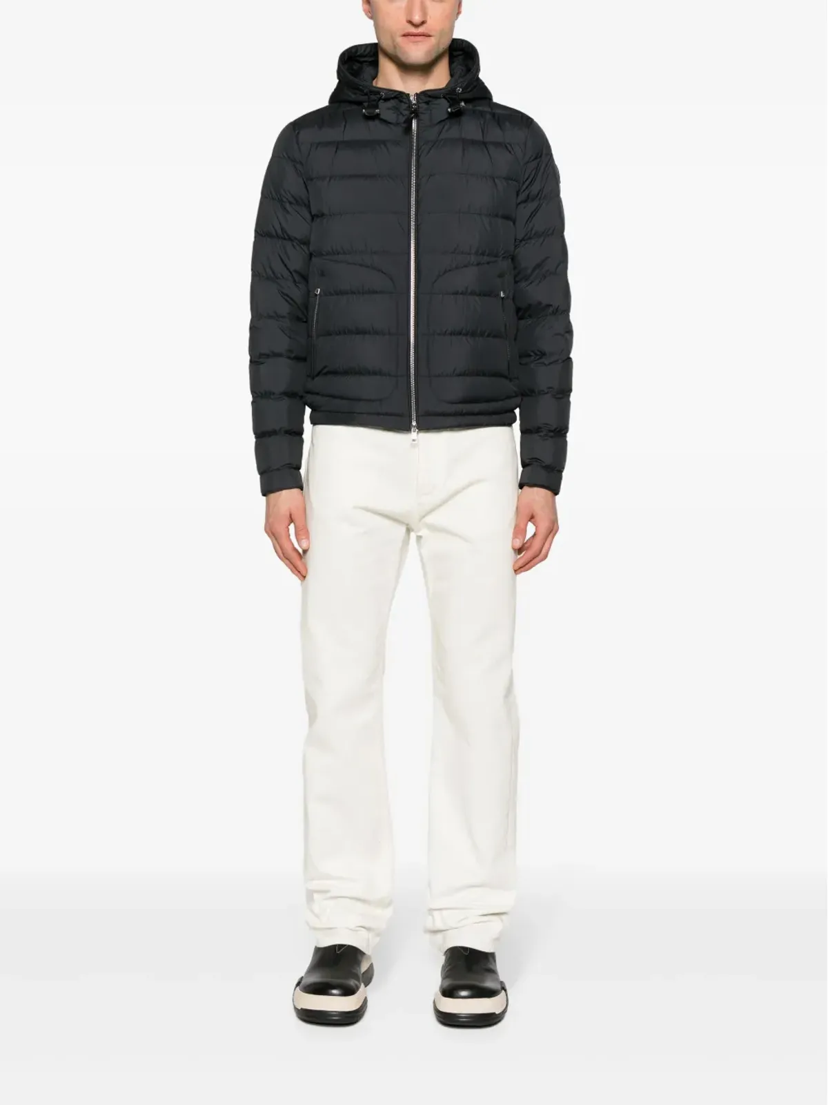 Moncler セストリエーレ パデッド フード付きジャケット - ブラック - 画像2