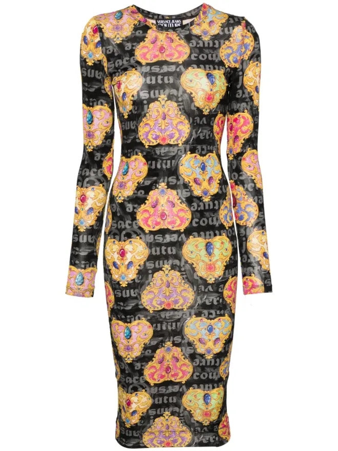 Versace Jeans Couture Versace Jeans Couture ボディコンミディドレスの商品画像