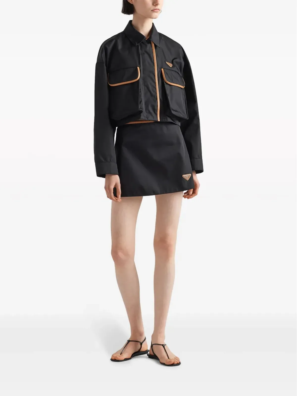 Prada Re-Nylon ミニスカート - White - 画像2