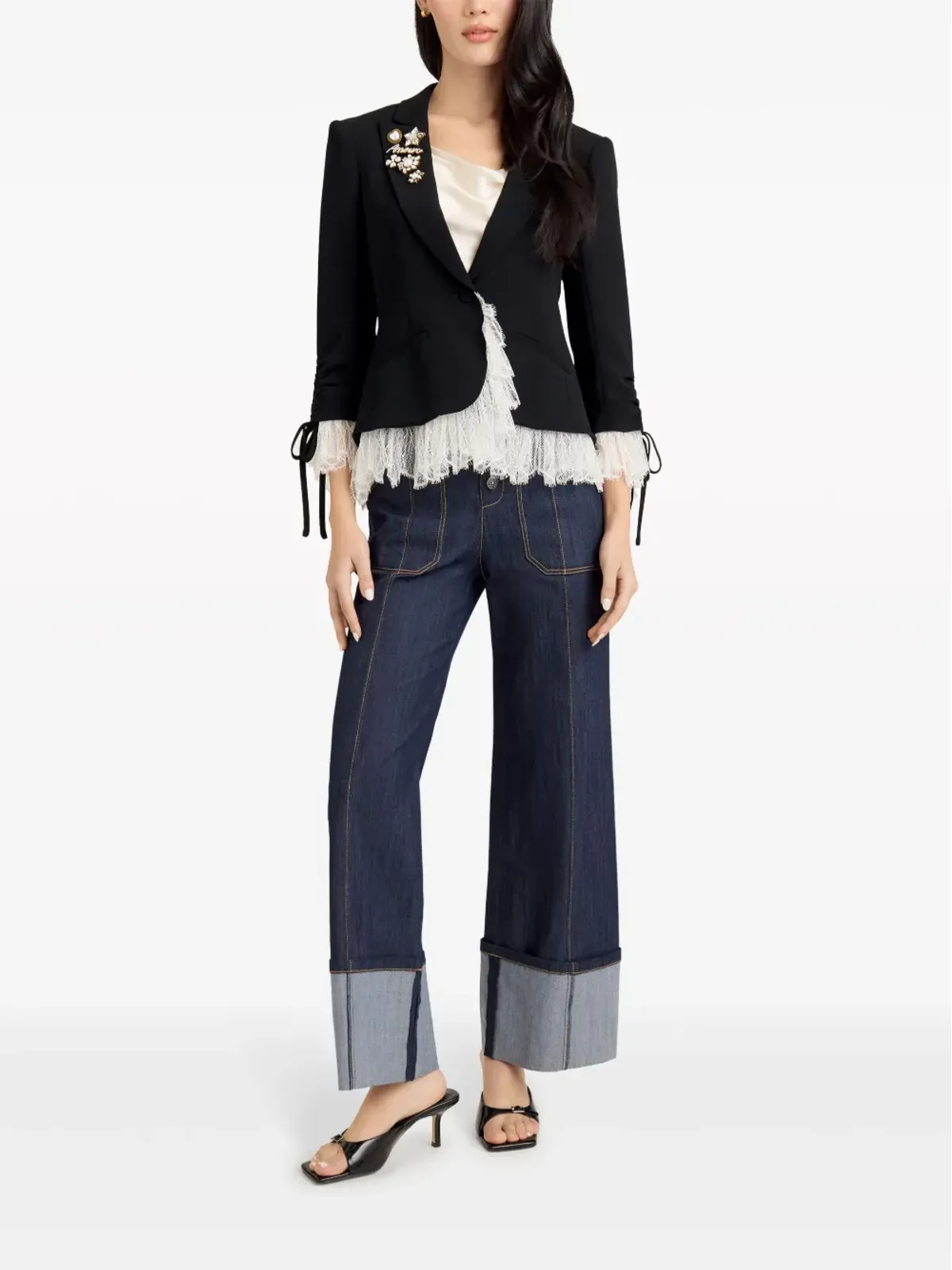 Cinq A Sept Le Petit Roxie blazer - Black - 画像2