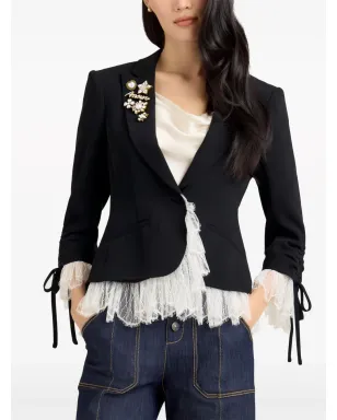 Cinq A Sept Le Petit Roxie blazer - Black - サムネイル3