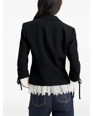 Cinq A Sept Le Petit Roxie blazer - Black - サムネイル4
