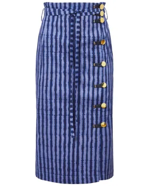 Altuzarra ヒロキ ストライプ ミディスカート - サムネイル1