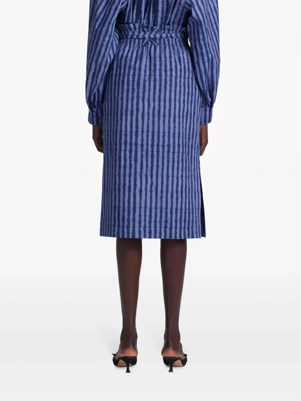 Altuzarra ヒロキ ストライプ ミディスカート - 画像5