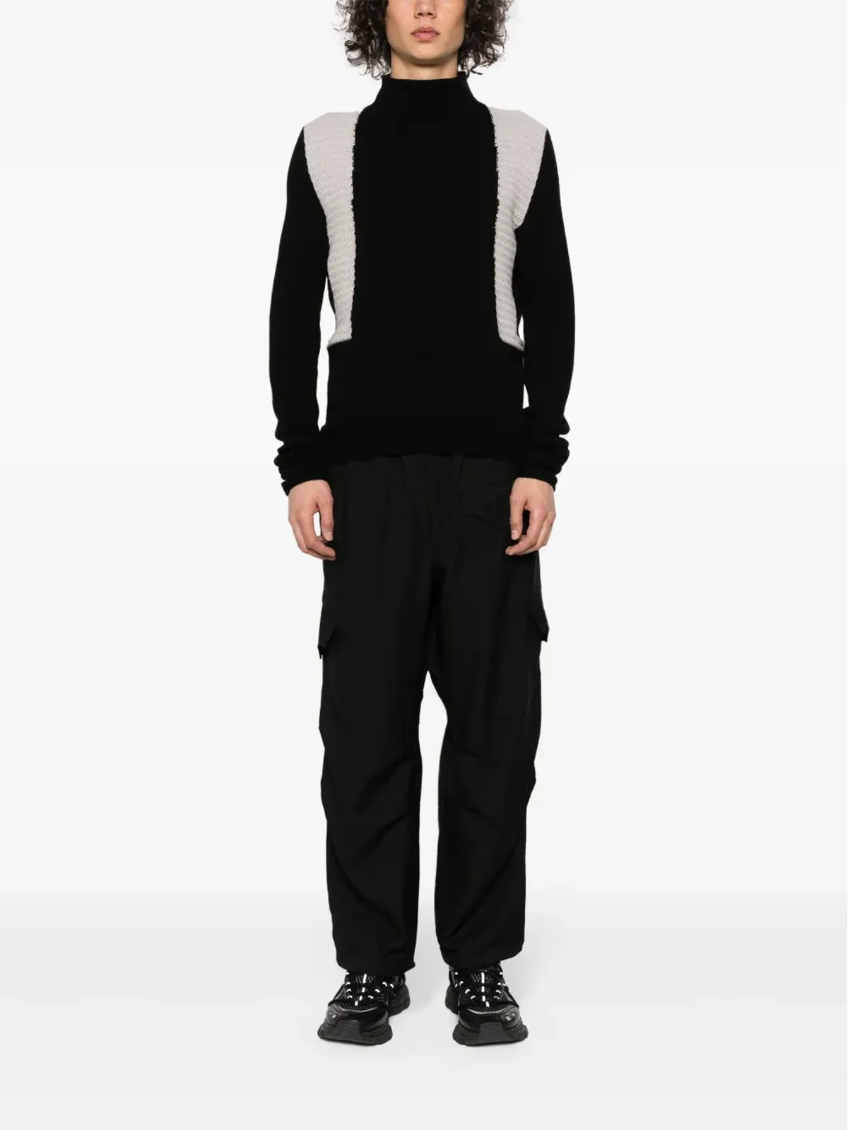 Y-3 スポーツ ユニフォーム トラウザーズ ブラック - 画像2